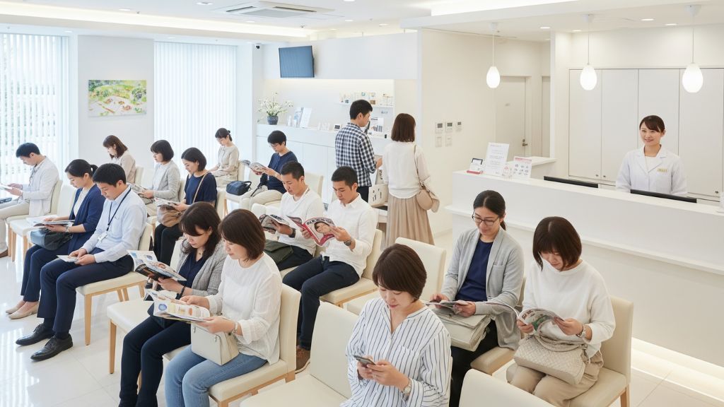 混雑する院内の様子
